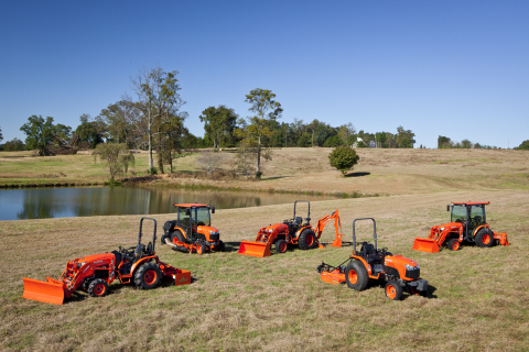 Kubota Tractor Corporation introduces the B50-Series ROPS compact tractor models, the B2650 with 19.5 PTO horsepower and the B3350 and B3350SU with 27 PTO horsepower - the highest PTO for a B-series tractor. (Photo: Business Wire)