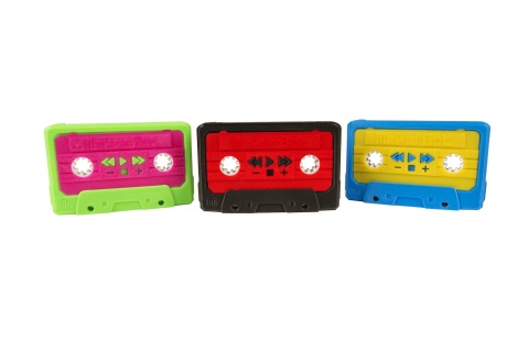 The MakerBot Mixtape, available in different color combinations, is a retro way to listen to your fa ... 