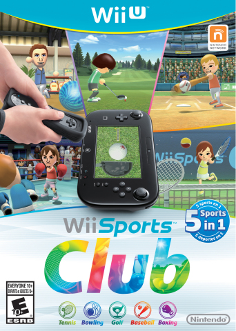 With Wii Sports Club, the millions of people who fell in love with Wii Sports can now hop off their couches and get active with new versions of the five original classic sports - Tennis, Bowling, Golf, Baseball and Boxing - enhanced with online multiplayer and optimized for play with the Wii U GamePad controller. (Photo: Business Wire)