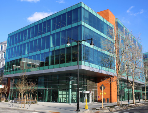 Biogen Idec's headquarters building, Cambridge, Mass. (Photo: Biogen Idec)