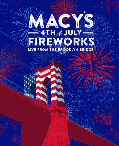 The 38th Annual Macy's 4th of July Fireworks light up Independence Day with the nation's largest pyrotechnic display - Live from the Brooklyn Bridge (Graphic: Business Wire)