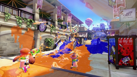 Splatoon is a four-on-four multiplayer action game that drops players into a battle arena that two teams strive to claim as their own. (Photo: Business Wire)