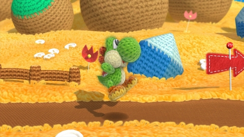 Yoshi's Woolly World, planned for the first half of 2015, is filled with rich textiles like felt, yarn and cotton that look good enough to touch. (Photo: Business Wire)