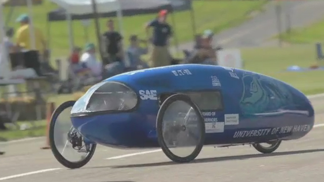 "Supermileage" College Teams Top 1,000 Miles per Gallon at Eaton's Proving Grounds in Marshall, Michigan