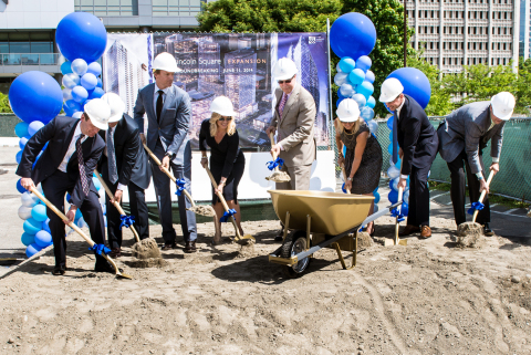 Kemper Freeman of Kemper Development Company breaks ground today on his $1.2 billion mixed-use expansion to The Bellevue Collection in downtown Bellevue, Washington. (Photo: Business Wire)
