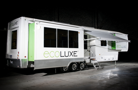 Louisiana-based Hollywood Trucks, the nation's fastest growing entertainment transportation provider, has announced the launch of Ecoluxe, the world's first line of luxury talent trailers fueled by 100 percent clean power. Photo Credit: Kelli Binnings