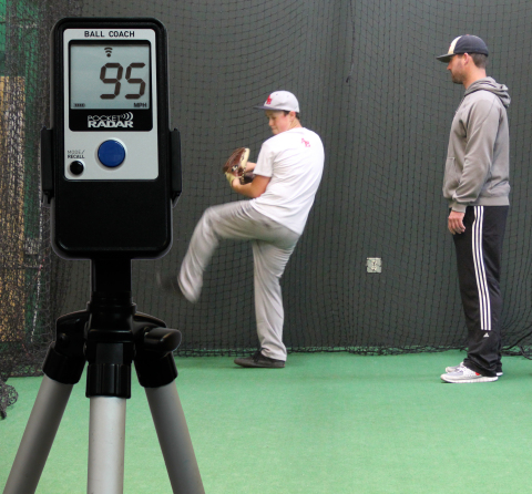 The Pocket Radar Ball Coach Radar is already being used by elite youth coaches as an invaluable tool to develop player pitching and hitting mechanics. (Photo: Business Wire)
