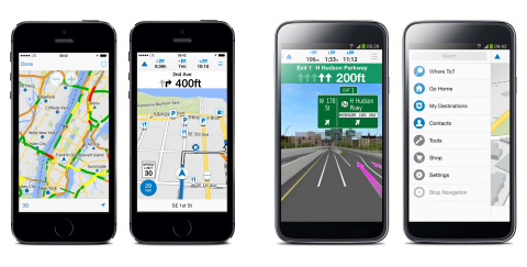 Garmin víago is a new premium navigation app for Android™ and iPhone® starting at $1.99. (Photo: Business Wire)