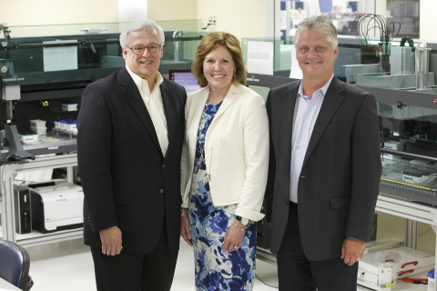 Assurex Health Leadership Team (from left to right): James Burns, Executive Chairman; Virginia (Gina) Drosos, President and Chief Executive Officer; and Donald Wright, Chief Operating Officer. (Photo: Business Wire)