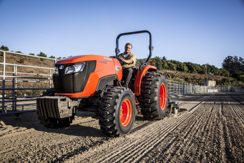 Kubota's all new MX5200 combines several upgrades with many of the powerful and versatile features inherited from previous MX-Series models, to deliver greater power and performance in an affordable mid-size utility tractor. (Photo: Business Wire)