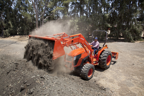 Kubota's all new MX5200 combines several upgrades with many of the powerful and versatile features inherited from previous MX-Series models, to deliver greater power and performance in an affordable mid-size utility tractor. (Photo: Business Wire)