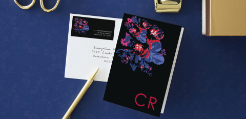Fashion Designer Charlotte Ronson, known for effortlessly chic and feminine sense of style and designs, unveils her exclusive Tiny Prints personal stationery line. (Photo: Business Wire)