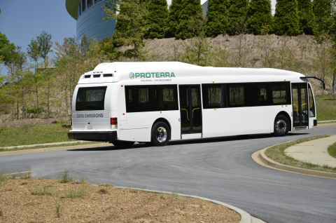 Top VC firms, auto manufacturers and energy companies are betting big on Proterra's American-made EV transit buses. (Photo: Business Wire)