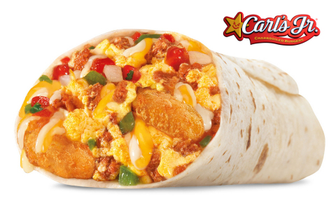 The new Chorizo, Egg & Cheese Burrito, now available at Carl's Jr. (Photo: Business Wire)