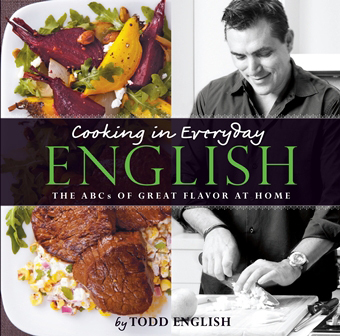 The cover of celebrity Chef Todd English’s cookbook, copies of which he will sign for guests during Queen Mary 2’s Independence Day Celebration cruise departing New York on 1 July (Graphic: Business Wire)