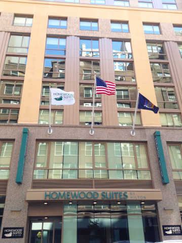 Homewood Suites New York/Midtown Manhattan Times Square South Opened Today, Marking the Brand’s First New York City Hotel. (Photo: Business Wire)