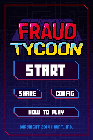 Fraud Tycoon home screen (Graphic: Business Wire)