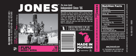 Jones Soda – Made in Michigan (Graphic: Business Wire)