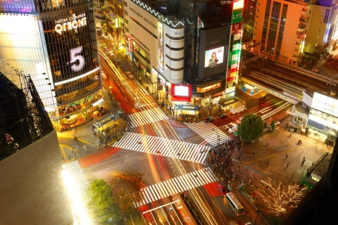 涩谷十字大街夜景（照片：东急电铁）