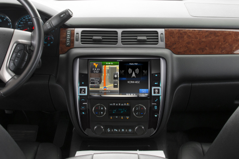 Alpine Electronics is restyling mindsets and vehicle dashboards with the new X009 series Audio/Video/Navigation (AVN) system with a 9-inch screen, the largest size in the aftermarket. (Photo: Business Wire)