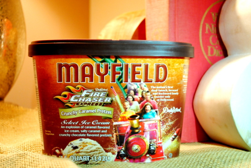 Dollywood S Firechaser Express Receives Special Mayfield Ice Cream Flavor Business Wire