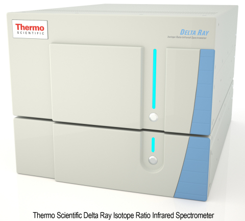 The Thermo Scientific Delta Ray, an isotope ratio infrared spectrometer that enables scientists to monitor volcanos, greenhouse gases, plant ecology, and carbon capture and storage, among other applications for CO2 analysis. The Delta Ray spectrometer gives scientists real-time results at the sample source, eliminating bottlenecks created when transporting samples from the field to the lab. (Photo: Business Wire)