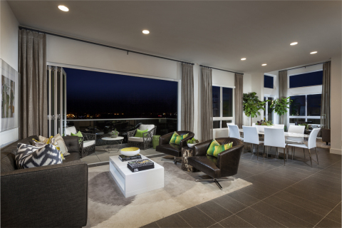 Enjoy the great outdoors from your living room at KB Home's Skylar at Playa Vista. (Photo: Business Wire)