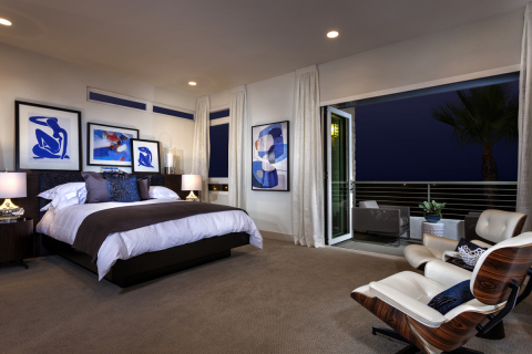 Bedroom suite at KB Home's Asher at Playa Vista in Los Angeles. (Photo: Business Wire)