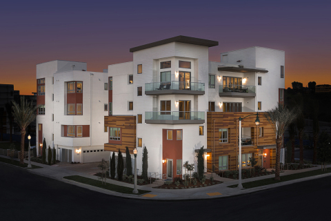 Exterior view of KB Home's Skylar at Playa Vista in Los Angeles. (Photo: Business Wire)