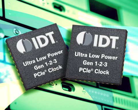 IDT Announces 1.5 Volt PCI Express® Clock Buffer Family Offering Industry-leading Space and Power Savings (Graphic: Business Wire)