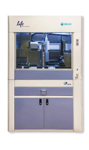 The CPA300 offers labs a fully automated, walk-away system that integrates sample card punching, liquid handling and 96 well plate sealing for forensic, paternity and research applications. (Photo: Business Wire)