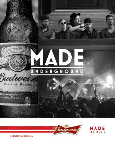 Budweiser MADE Underground (Graphic: Business Wire)