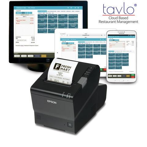 Tavlo with Epson OmniLink TM-T88V-DT (Photo: Business Wire)