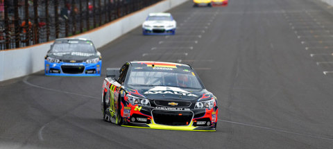 Axalta's Brilliant Flames and Jeff Gordon Lead the Pack at the Brickyard (Photo: Business Wire)