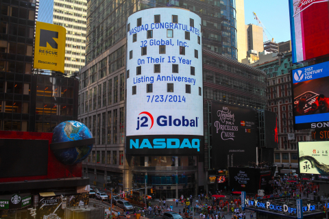 j2 Global Celebrates 15th Anniversary of Initial Public Offering. (Photo: Business Wire)