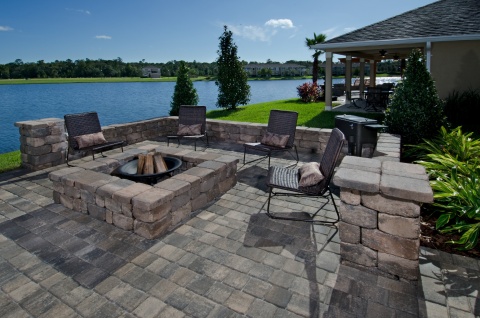 A beautiful backyard from KB Home in Jacksonville, Fla. (Photo: Business Wire)