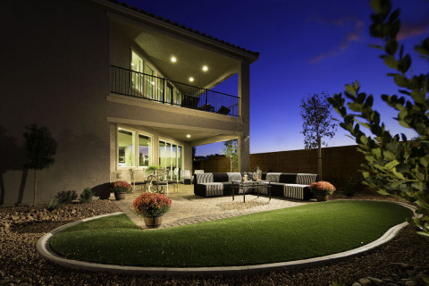 A second-floor balcony and outdoor living space modeled at KB Home's Treviso Estates community in Las Vegas. (Photo: Business Wire)