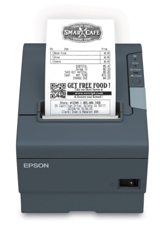 Epson OmniLink TM-T88V-i with SmartReceipt (Photo: Business Wire)