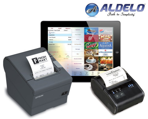 Aldelo Touch with Epson mPOS-Friendly TM-T88V (Photo: Business Wire)
