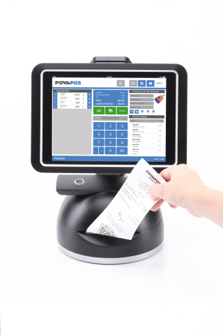 The PowaPOS T-Series, the first all-in-one, tablet-based POS platform, now integrates with e-Nabler's award-winning eMobilePOS software. (Photo: Business Wire)