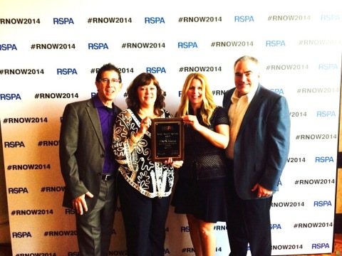 Epson Wins the Gold Award in the Hardware Technology Category at RSPA RetailNOW 2014 (Photo: Business Wire)