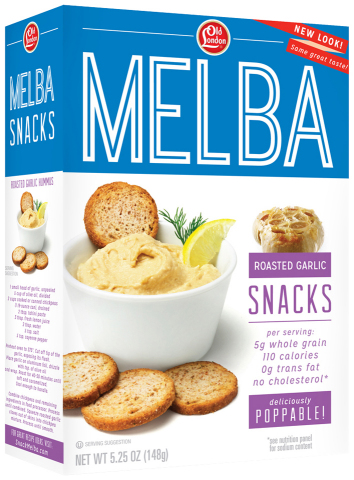 Old London Melba Snacks Roasted Garlic (Photo: Business Wire)