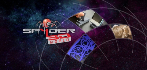 Spyder 3D World makes its official debut today offering 3D printing designers and a dreamers an online destination for sharing and selling designs. (Graphic: Business Wire)