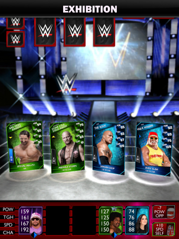 2K today announced the larger-than-life, action-packed entertainment of WWE has arrived on mobile devices with WWE(R) SuperCard, a brand new collectible card game. WWE SuperCard is available now for download on the App Store for iOS devices, including the iPhone(R), iPad(R) and iPod touch(R), as well as the Google Play Store and Amazon Appstore for Android(TM) devices. (Graphic: Business Wire)