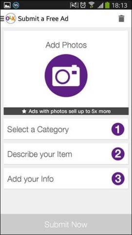 Updated OLX Android App