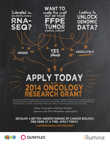 2014 Oncology Research Grant (Graphic: Business Wire)