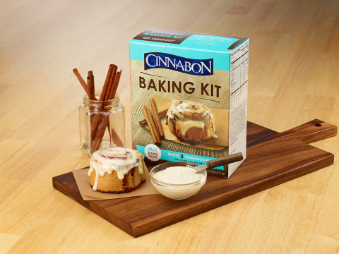 The Cinnabon Baking Kit is available exclusively at 2,500 Walmart stores (Photo: Business Wire)