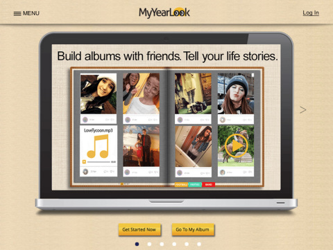 MyYearLook is a quick and easy way for friends and family to share, store and protect their cherished memories. (Photo: Business Wire)