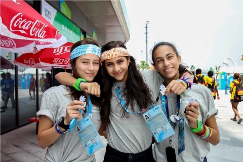 The Nanjing 2014 Youth Olympic Games (YOG) continues to differentiate itself from the Olympic Games by giving the athletes as many opportunities for friendship and interactive experiences as possible. The athletes say they love the Yogger device because it makes keeping track of new friends easy. It also helps them stay in touch after the Games conclude and they return to their countries. (Photo: Business Wire)