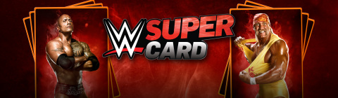 2K today announced the larger-than-life, action-packed collectible card game, WWE® SuperCard, was downloaded more than 1.5 million times during its first week of release. (Graphic: Business Wire)